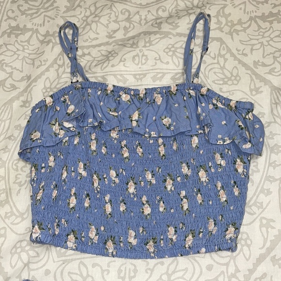 MATCHING SET: Hollister 2-Piece Smocked Floral Top/Skort Set - Picture 2 of 11